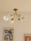 GobekUsa Glass Ball Ceiling Light: Modern Nordic Living Room Dining Room Bedroom Lamp