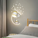 GobekUsa Astronaut Cartoon LED Wall Lamp for Modern Home Decor