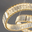 GobekUsa Crystal Chandelier Pendant Lamp for Modern Home Dining Room Living Room Lighting