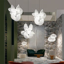 GobekUsa Cloth Minimalist LED Chandelier Ceiling Pendant for Home Decor
