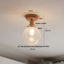 GobekUsa Blue Hollow-out Ceramic LED Ceiling Lamp