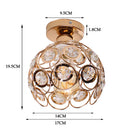 GobekUsa Glass Crystal LED Ceiling Chandelier for Home Decor