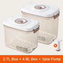 GobekUsa Fresh-Keeping Vacuum Canister: Large Capacity Food Organizer.