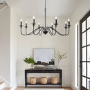 Vintage Black and Gold Metal Pendant Light
