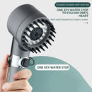 GobekUsa 3 Modes High Pressure Handheld Shower Head - Water Saving Massage Adjustable