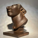 GobekUsa Abstract Human Face Sculpture, Realistic Figure Art Statue for Home Decoration