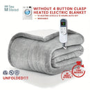 GobekUsa Electric Heated Blanket Throw: 10 Temp Settings, Auto Shut Off, Machine Washable