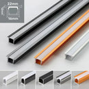 GobekUsa LED Aluminum Profile Recessed U/YW-Shape Hidden Channel Milky Cover Bar Strip Light