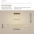 GobekUsa Aluminum LED Ceiling Chandelier - Modern Design for Kitchen Island, Dining Table, Office, Bar