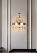 GobekUsa Luxe Crystal Ceiling Chandelier - Elegant Home Decor Hanging Light for Living Room