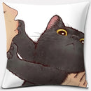 GobekUsa Cute Cat Kiss Love Cartoon Pillowcase for Home Decor
