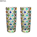 GobekUsa Glass Vase Hydroponics Flower Pots Desk Decoration Floral Vases