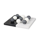 GobekUsa Geometric Chess Marble Ornament Set for Stylish Home Decor