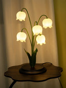 GobekUsa LED Flower Table Lamp - Decorative Desk Light for Bedroom, Living Room, Study