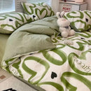 GobekUsa Checkerboard Pattern Duvet Cover Set - Stylish and Cozy Bedding Kit for Bedroom