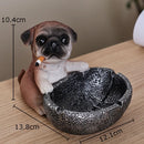 GobekUsa Basketball Puppy Ashtray: Portable, Windproof, Creative Desk Decoration & Smoking Accessory