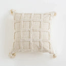 GobekUsa Boho Tufted Tassel Cushion Cover for Home Decor Living Room Sofa