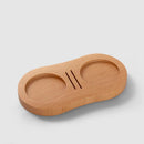 GobekUsa Espresso Tamper & Tamping Station | Wooden Base | 51/53/54/58mm | Espresso Accessories