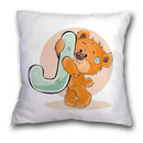 GobekUsa Cute Cartoon Bear Animal Pillow Case Cushion Cover for Sofa, Children Room Decor