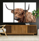 Self Portrait of Highland Cow Canvas, Cattle Wall Decor Wall by MyGreatCanvas | Canvas Wall Art Prints | Photo Prints & Wall Decor