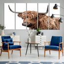 Self Portrait of Highland Cow Canvas, Cattle Wall Decor Wall by MyGreatCanvas | Canvas Wall Art Prints | Photo Prints & Wall Decor