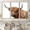 Self Portrait of Highland Cow Canvas, Cattle Wall Decor Wall by MyGreatCanvas | Canvas Wall Art Prints | Photo Prints & Wall Decor