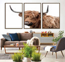 Self Portrait of Highland Cow Canvas, Cattle Wall Decor Wall by MyGreatCanvas | Canvas Wall Art Prints | Photo Prints & Wall Decor