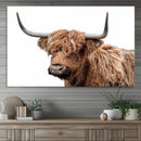 Self Portrait of Highland Cow Canvas, Cattle Wall Decor Wall by MyGreatCanvas | Canvas Wall Art Prints | Photo Prints & Wall Decor