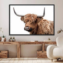Self Portrait of Highland Cow Canvas, Cattle Wall Decor Wall by MyGreatCanvas | Canvas Wall Art Prints | Photo Prints & Wall Decor