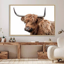 Self Portrait of Highland Cow Canvas, Cattle Wall Decor Wall by MyGreatCanvas | Canvas Wall Art Prints | Photo Prints & Wall Decor