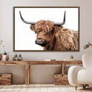Self Portrait of Highland Cow Canvas, Cattle Wall Decor Wall by MyGreatCanvas | Canvas Wall Art Prints | Photo Prints & Wall Decor