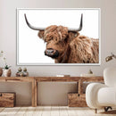 Self Portrait of Highland Cow Canvas, Cattle Wall Decor Wall by MyGreatCanvas | Canvas Wall Art Prints | Photo Prints & Wall Decor