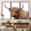 Self Portrait of Highland Cow Canvas, Cattle Wall Decor Wall by MyGreatCanvas | Canvas Wall Art Prints | Photo Prints & Wall Decor