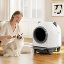 Self-Cleaning Litter Box with App Control for Multi-Cat Homes by LJGDeals