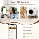 Self-Cleaning Litter Box with App Control for Multi-Cat Homes by LJGDeals