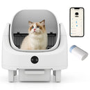 Self-Cleaning Cat Litter Box with APP Control & Open Top by DirectDeals