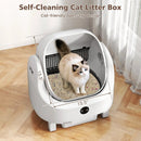 Self-Cleaning Cat Litter Box with APP Control & Open Top by LJGDeals