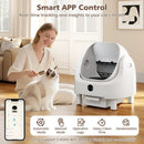 Self-Cleaning Cat Litter Box with APP Control & Open Top by LJGDeals