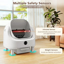 Self-Cleaning Cat Litter Box with APP Control & Open Top by LJGDeals
