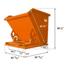Greatbear Self Dumping Hopper - 1 Cubic Yard by Chery Industrial