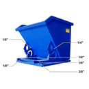Greatbear Self Dumping Hopper - 1 Cubic Yard by Chery Industrial