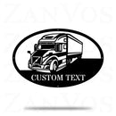 Semi Truck Monogram V7