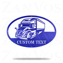 Semi Truck Monogram V7