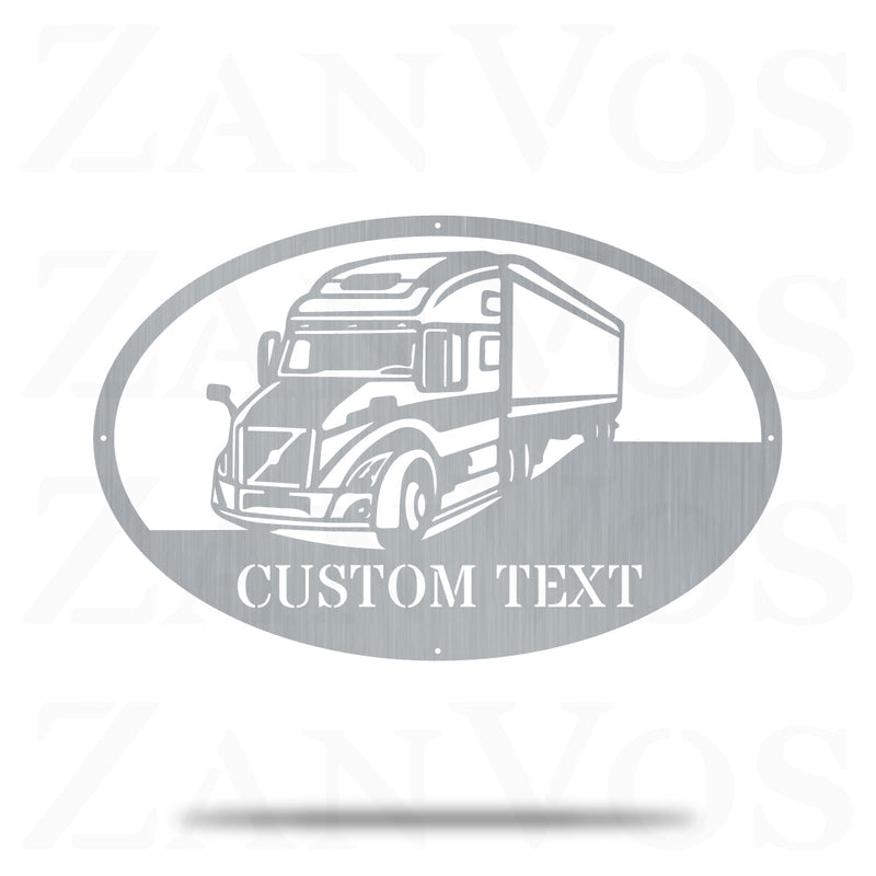 Semi Truck Monogram V7