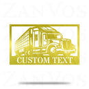 Semi Truck Monogram V6