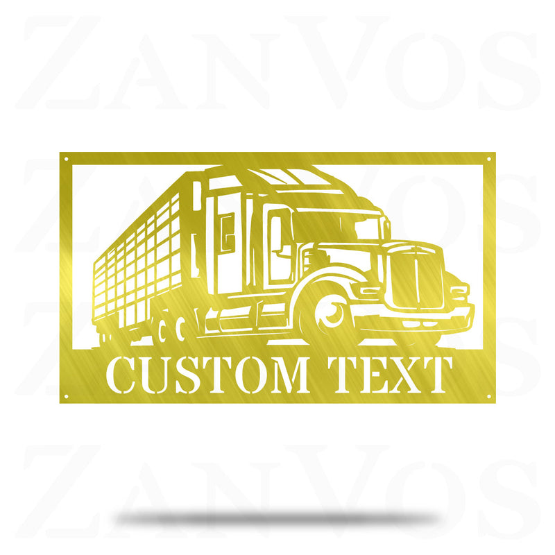 Semi Truck Monogram V6