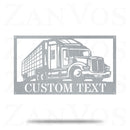 Semi Truck Monogram V6