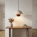 Semicircular Bud Travertine Pendant Lamp