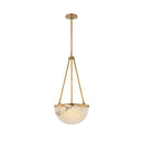 Semicircular Istar Alabaster Chandelier