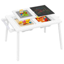 Sensory Table and Chair Set for Kids 2-8 with Foldable Bins by LJGDeals